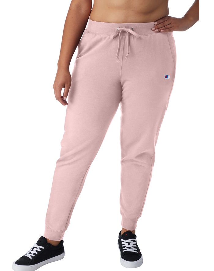 Jogger Champion Mujer - Plus Powerblend Fleece ( Rosas ) 9217846-NY